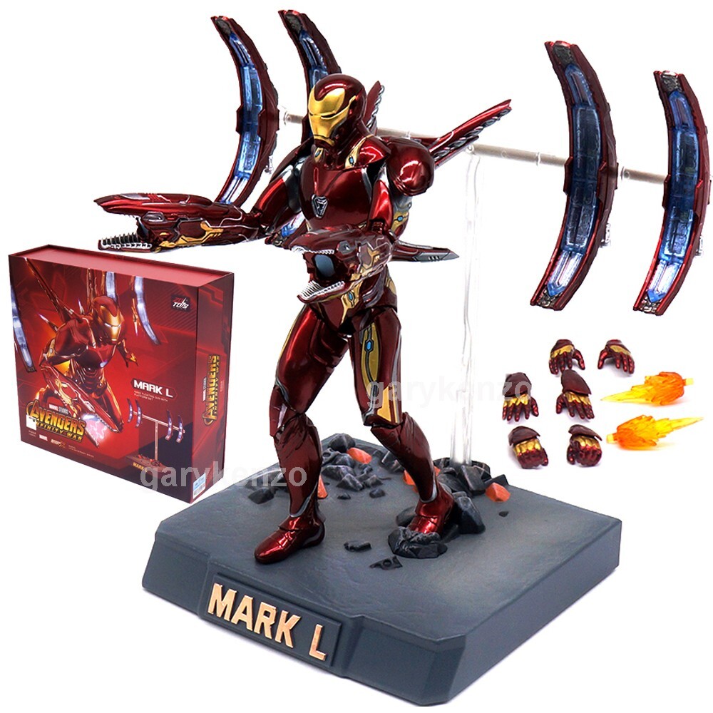 ZD Toys Iron Man Mark L MK50 Action Figure Marvel 10th Anniversary Series Toys