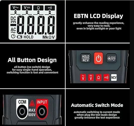 EBTN LCD Multimeter - Smart Digital - Automatic Digital