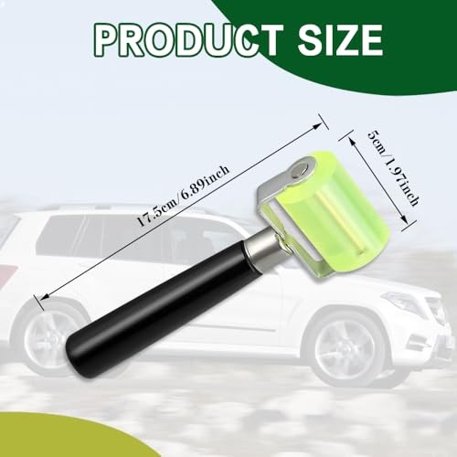HAOBO Auto Car Audio Sound Deadening Application Rolling Wheel Roller, Green