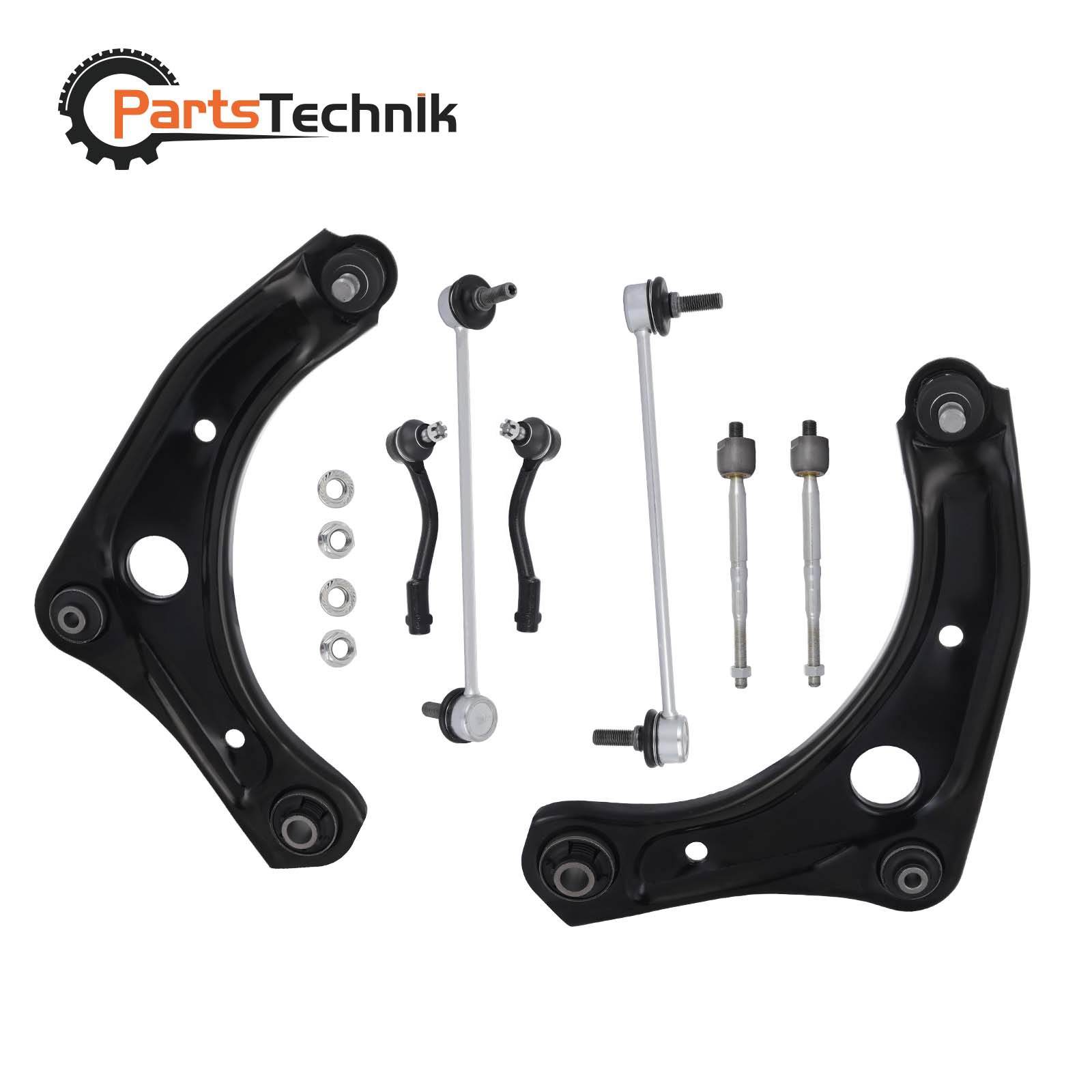 Fit 2012-2019 Nissan Versa 8x Front Lower Control Arm Sway Bar Tie Rod End
