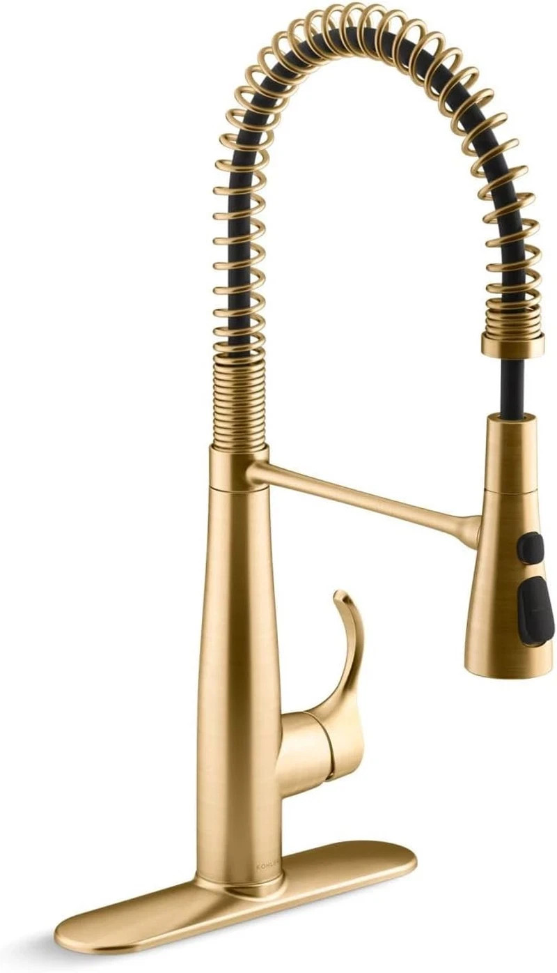22033-2MB Simplace Semi-professional kitchen faucet Vibrant Brushed Modern Brass