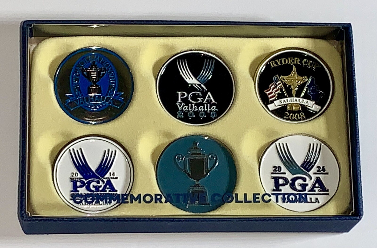 2024 Pga Championship golf Ball Markers Valhalla 6 pack new