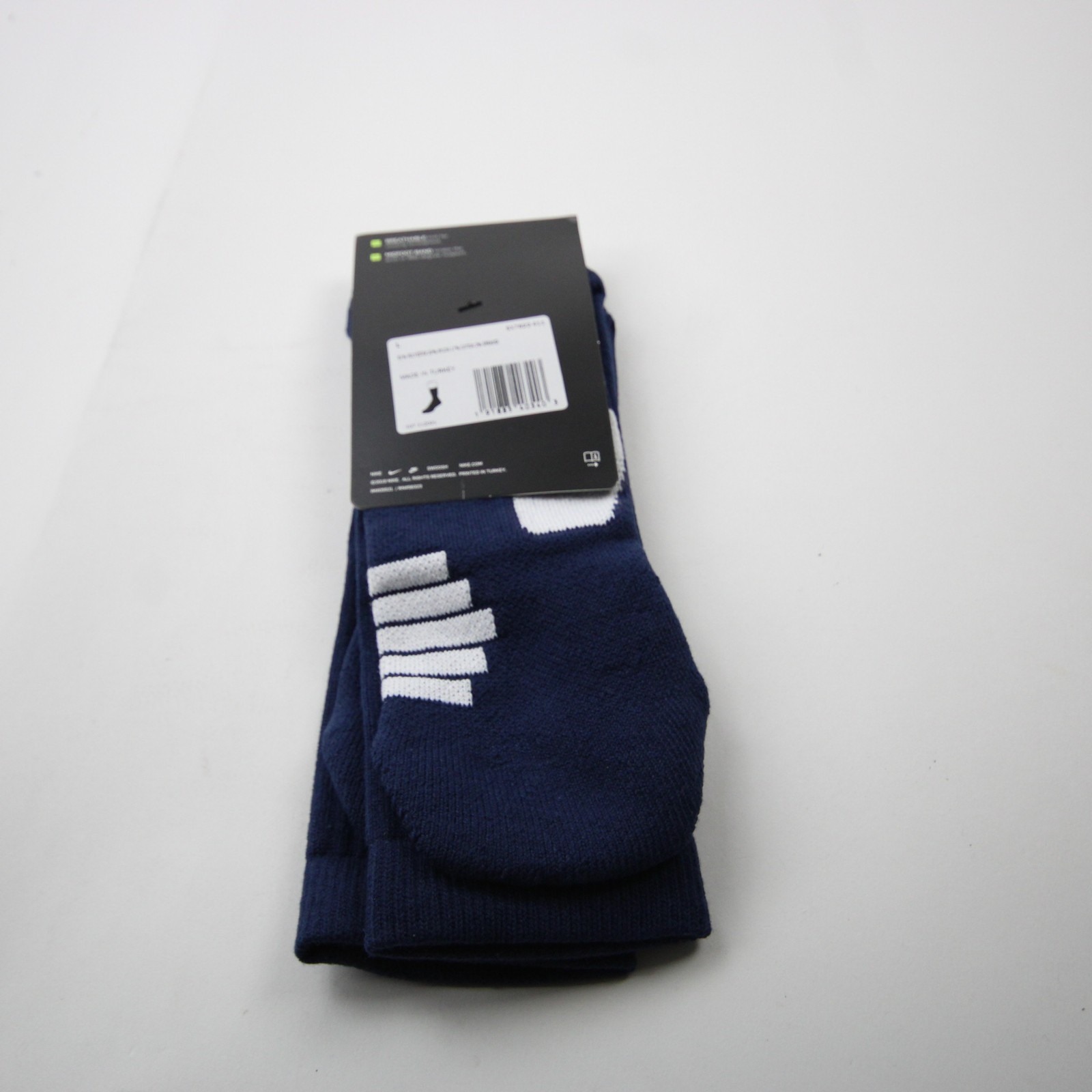 Nike Elite Socks Unisex Navy New with Tags L