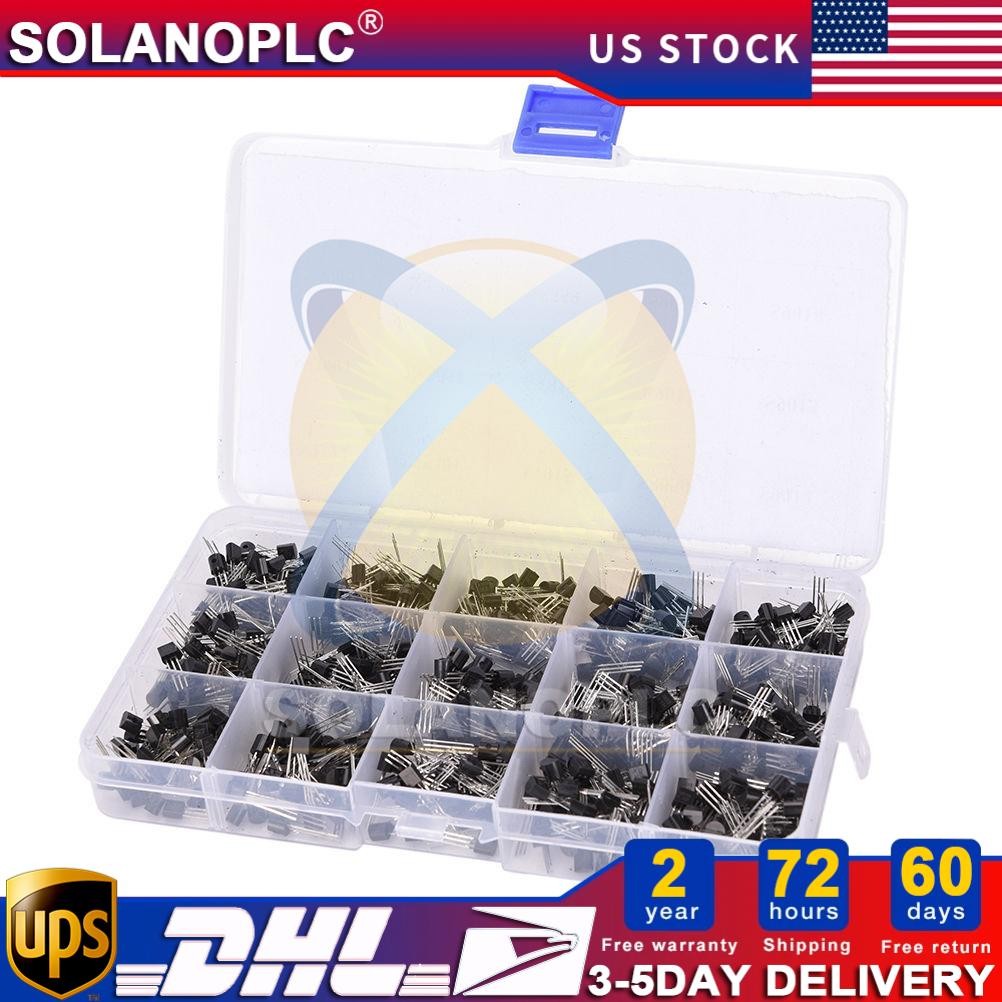 TO-92 Assortment NPN PNP DIY kit 15 value 600pcs Transistor