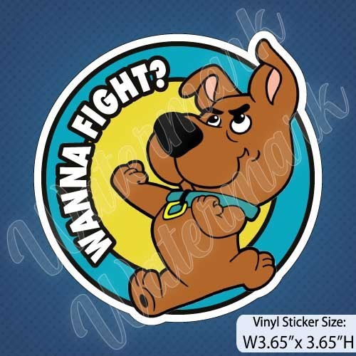 Scrappy_Doo_V3_Wanna_Fight_Stickers_Decals