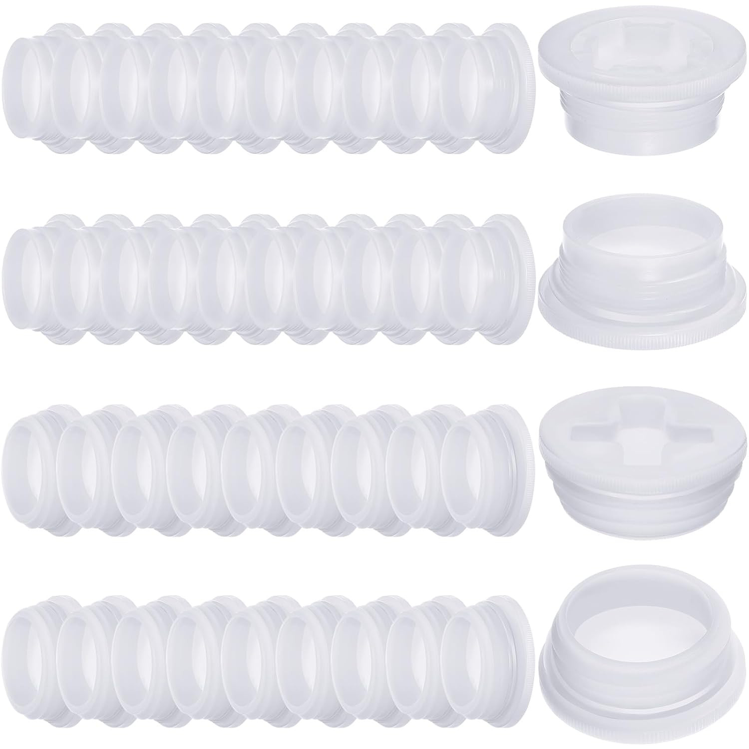 Bung Caps 2'' Fine and Coarse Thread with Gasket Poly Buttress Drum Bung Hole