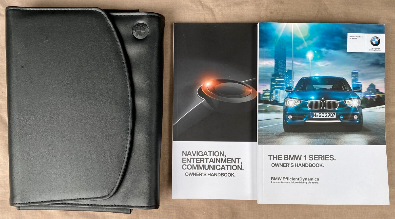 BMW 1 SERIES F21 F20 3/5DR HATCH HANDBOOK MANUAL WALLET NAVI 2011-2015 CARS L72