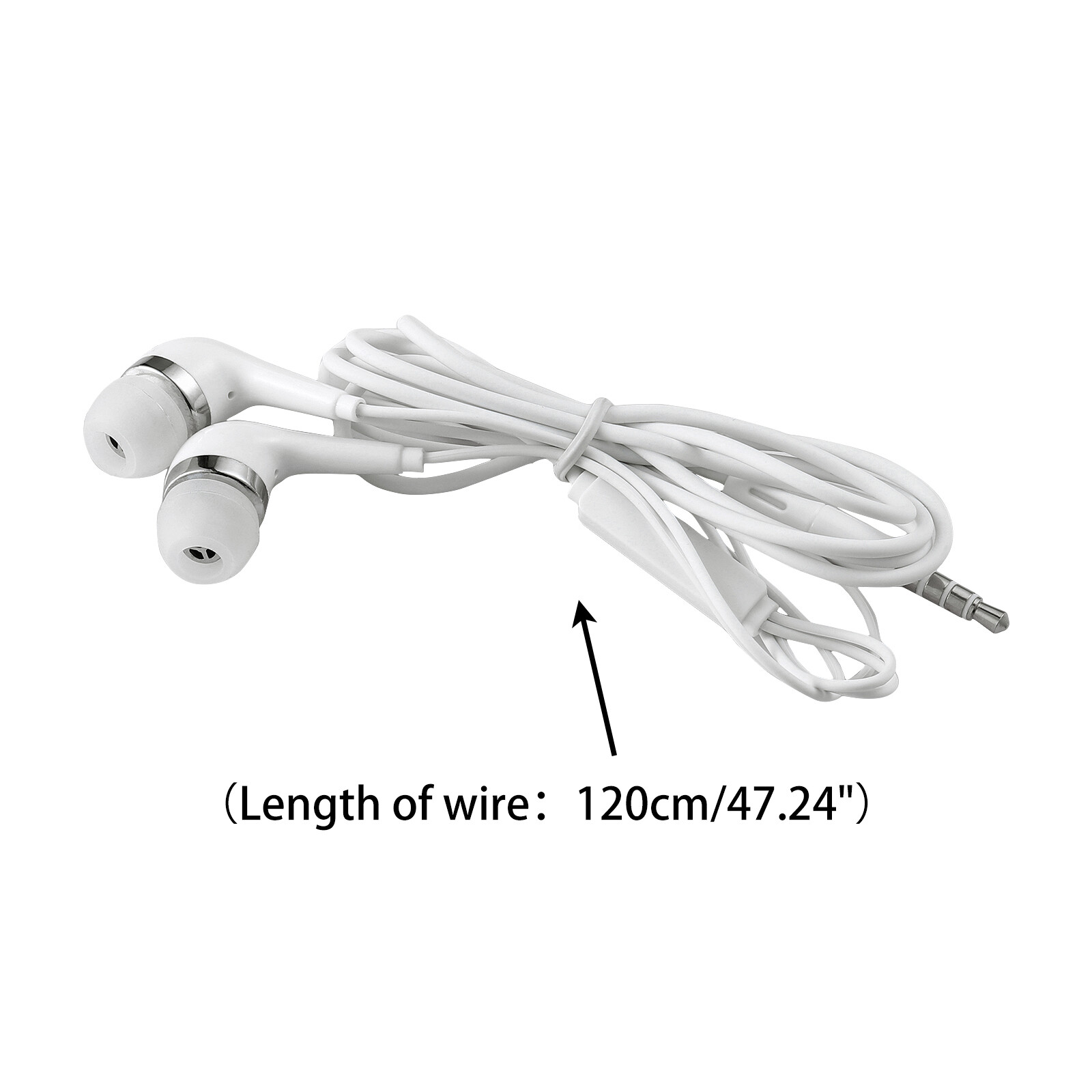 Wholesale In-ear 3.5mm Earphones Headsets Headphone W/ Mic For Android Samsung