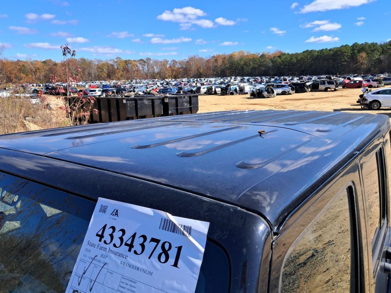 TJ 2014 Glove Box 4861711