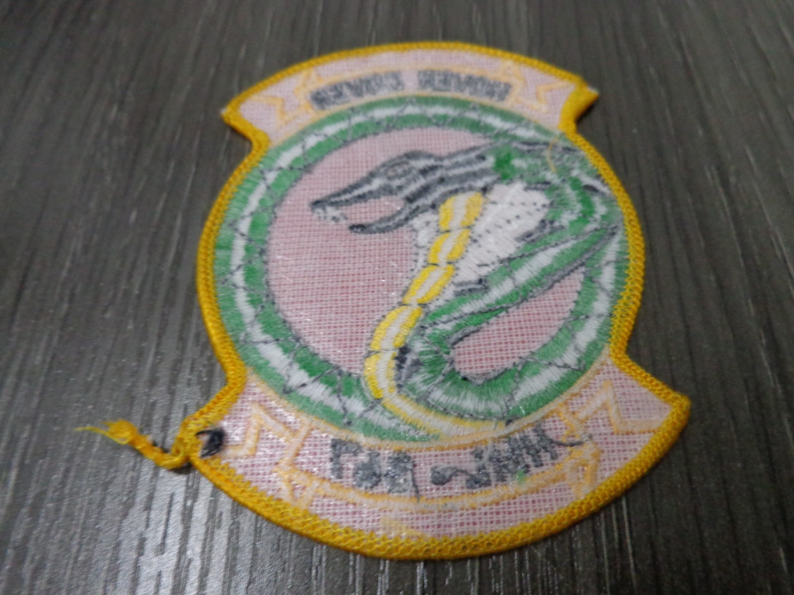 Original USMC Marine Light Helicopter Squadron 367 (HML-367) “Hover Cover” Patch