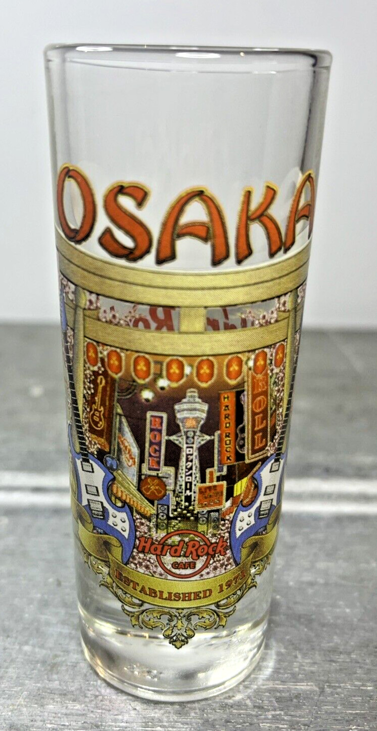 Hard Rock Cafe Osaka City Japan 2017 Shot Glass Collectable