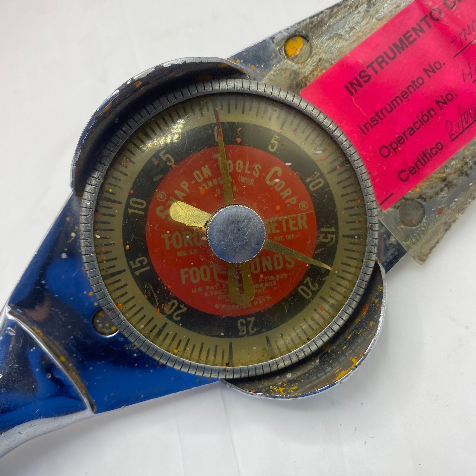 SNAP ON TORQMETER TE25FF0A DIAL DIAL TORQUE WRENCH, EFFECTIVE 8" 203mm 2256 🎯