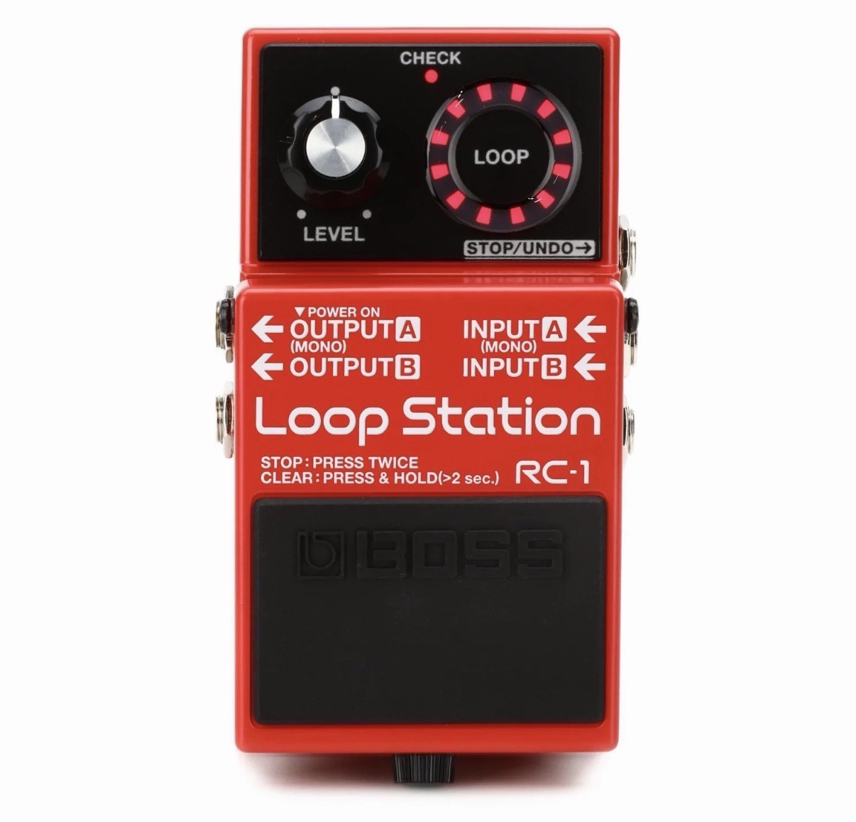 BOSS RC-1 Loop Station Digital Looper Pedal for Electric & Bass Guitar
