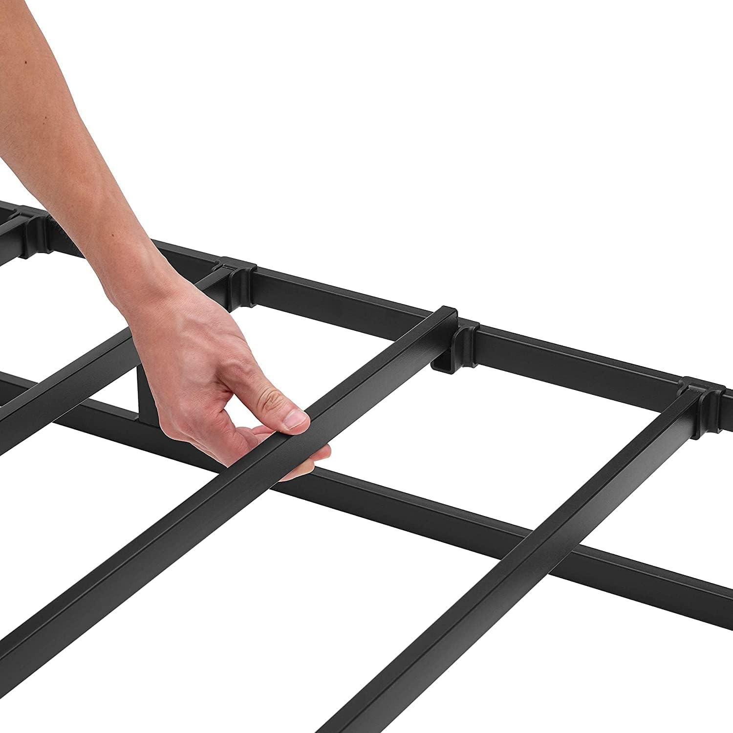 Amazon Basics Smart Box Spring Bed Base, 9-Inch Height Mattress Foundation