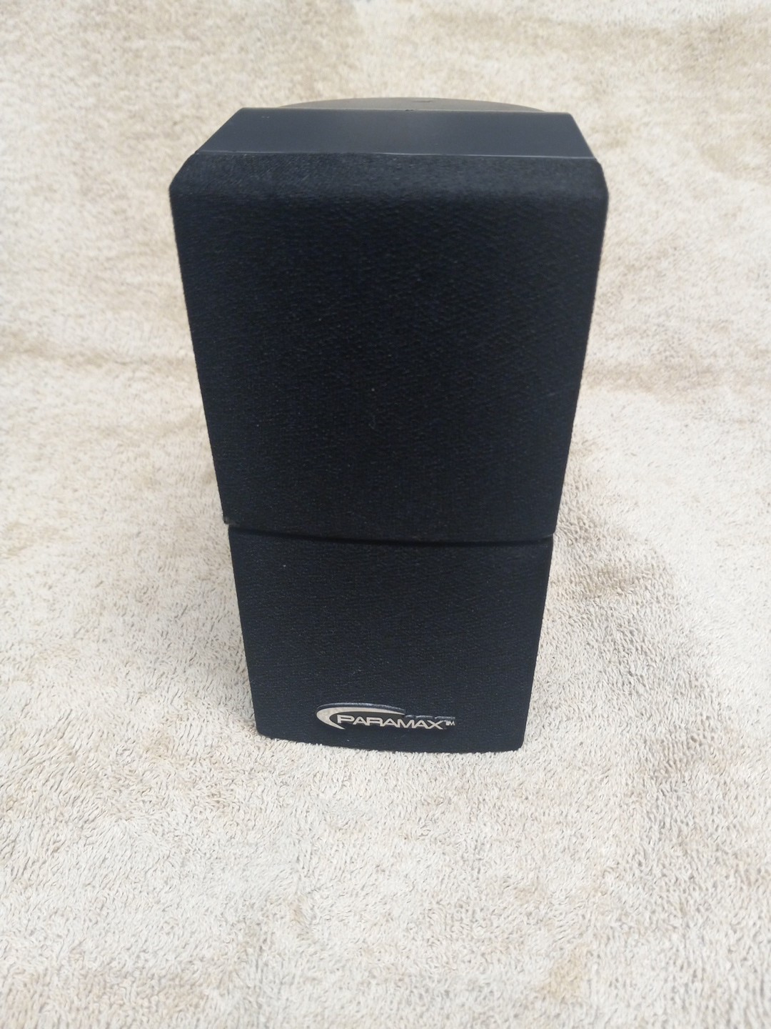 Paramax Double Cube Satellite Speakers Tested Works Used Nice .