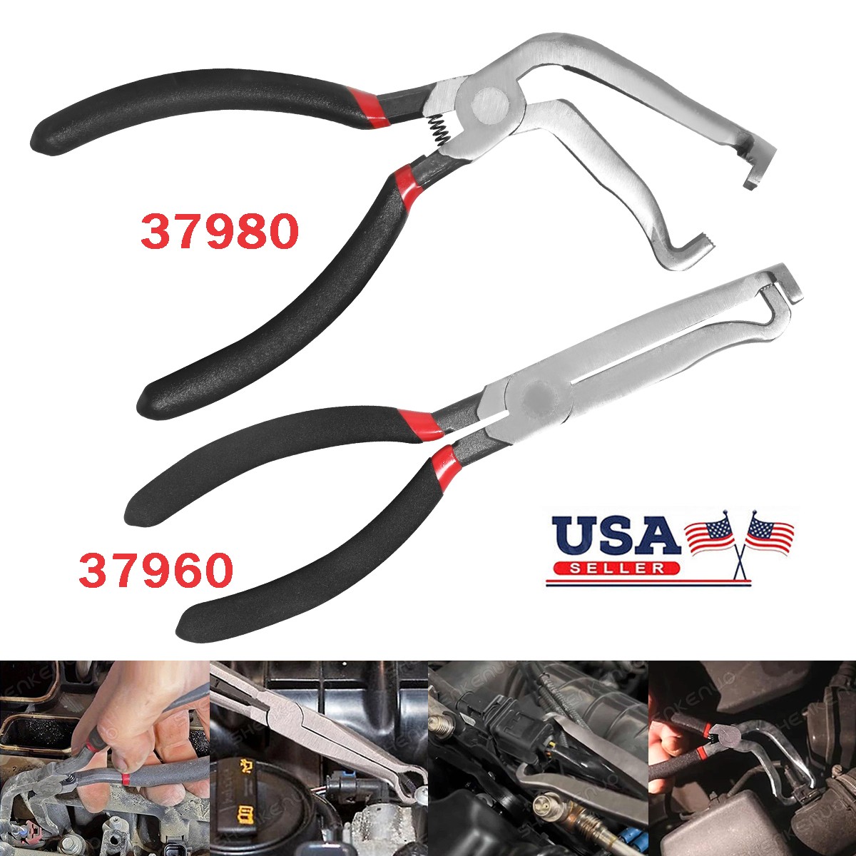 Straight 37960 60 Degree 37980 Electrical Disconnect Pliers Mechanic