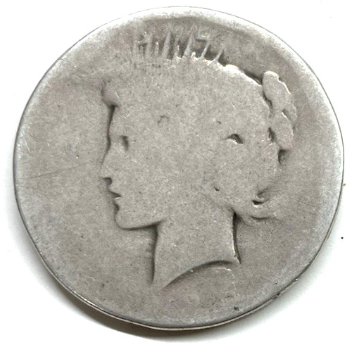 1926 Lowball Peace Dollar Heavy Wear Silver Coin Poss P001 Pocket Piece P01