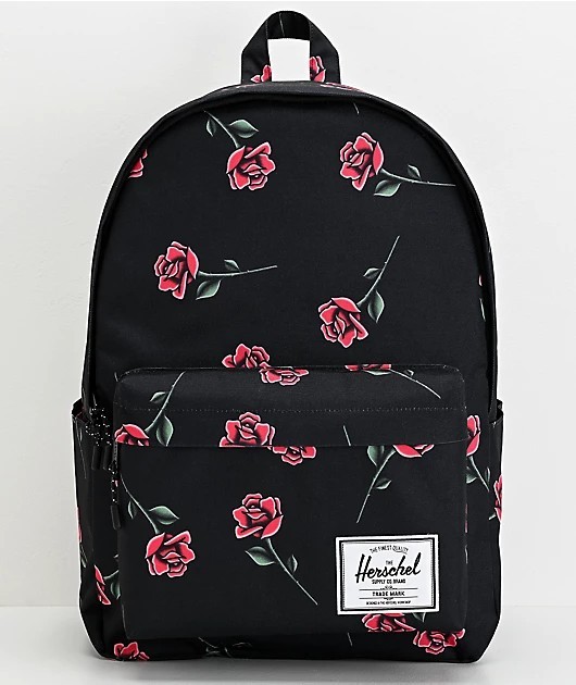 Herschel Settlement Backpack | Black Rose | Small -17L | Premium Finest Quality