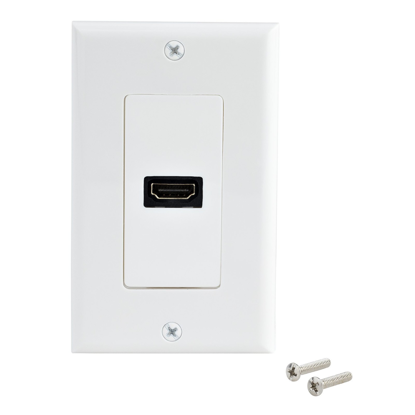 StarTech Single Outlet Female HDMI Wall Plate - 1-gang - HDMI Digital