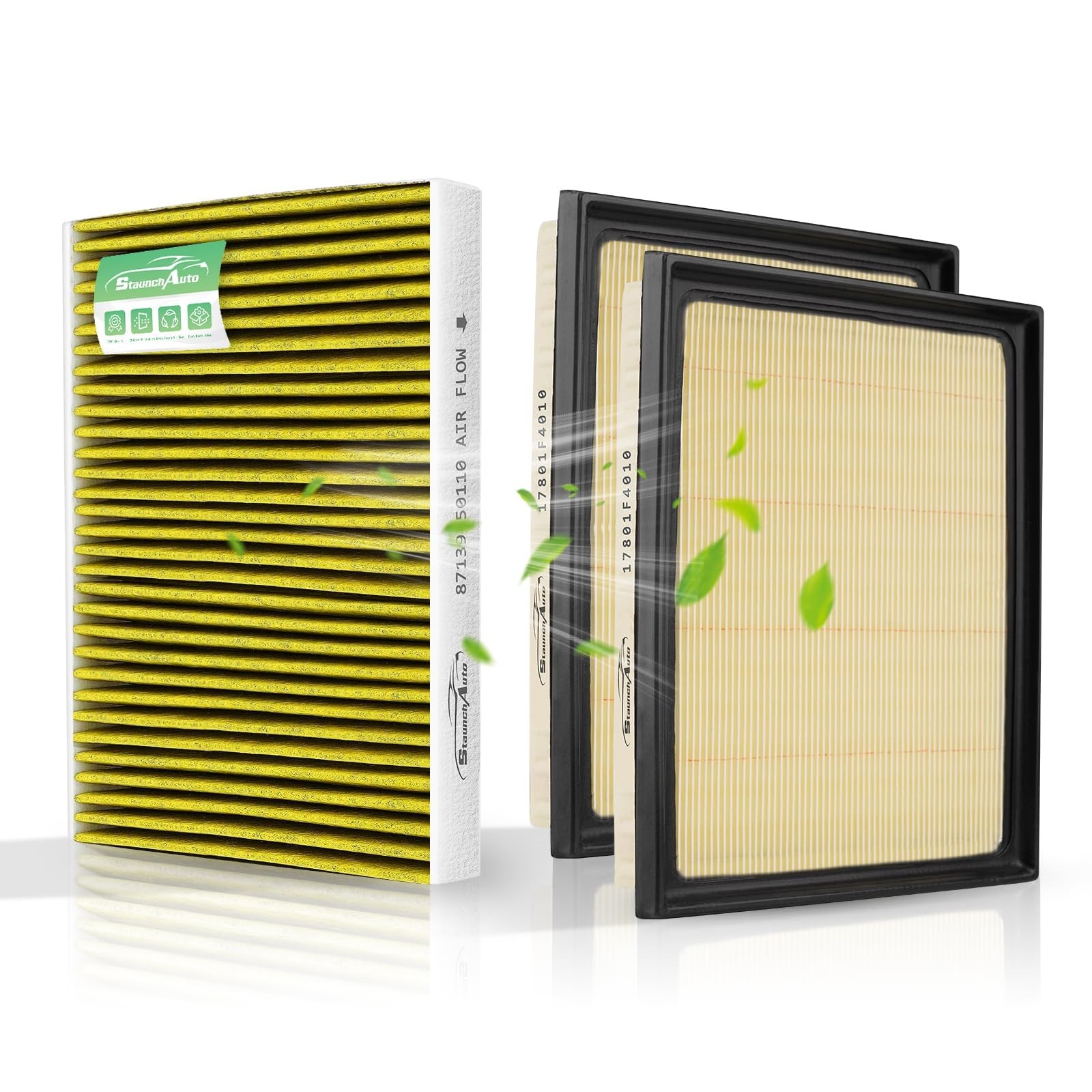 3 Pack Engine & Cabin Air Filter Set for Toyota Tundra 3.5L 2022-2026 | Sequo...