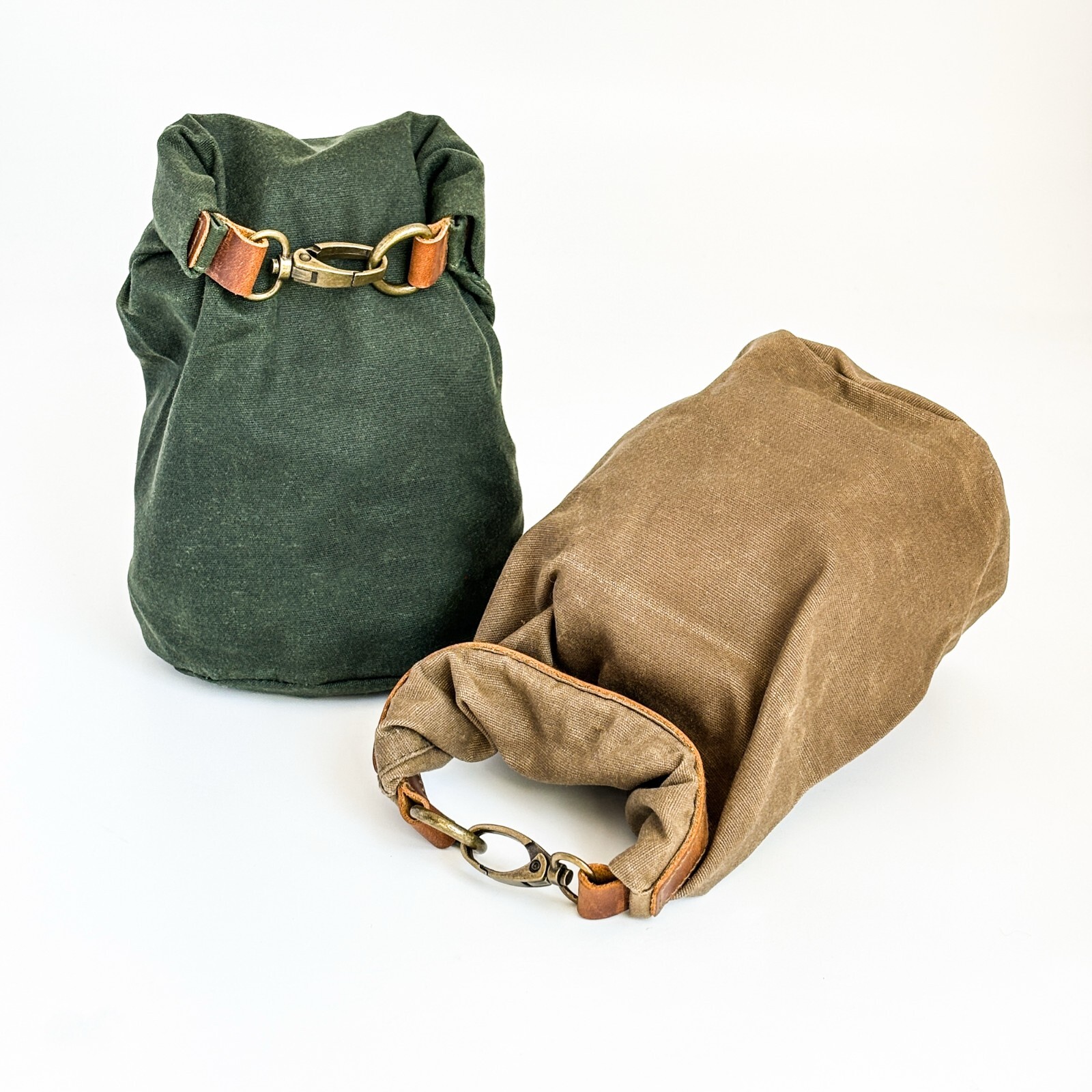waterproof waxed canvas bushcraft camping storage pouch