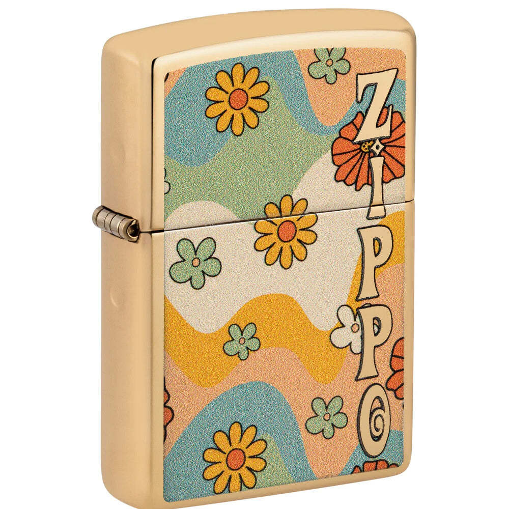 Zippo Flower Power Design