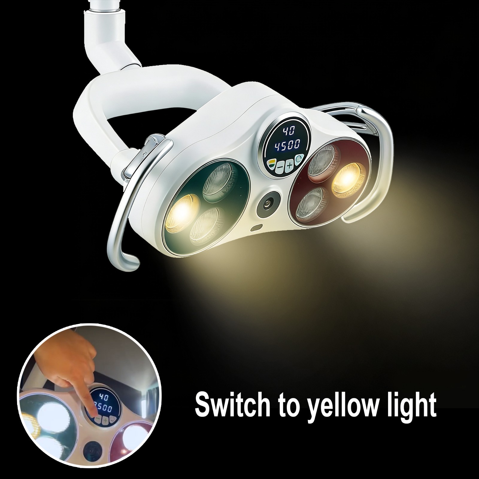 Dental LED Operation Light Oral Sensor Lamp with HD Camera Ceiling-Mounted P183
