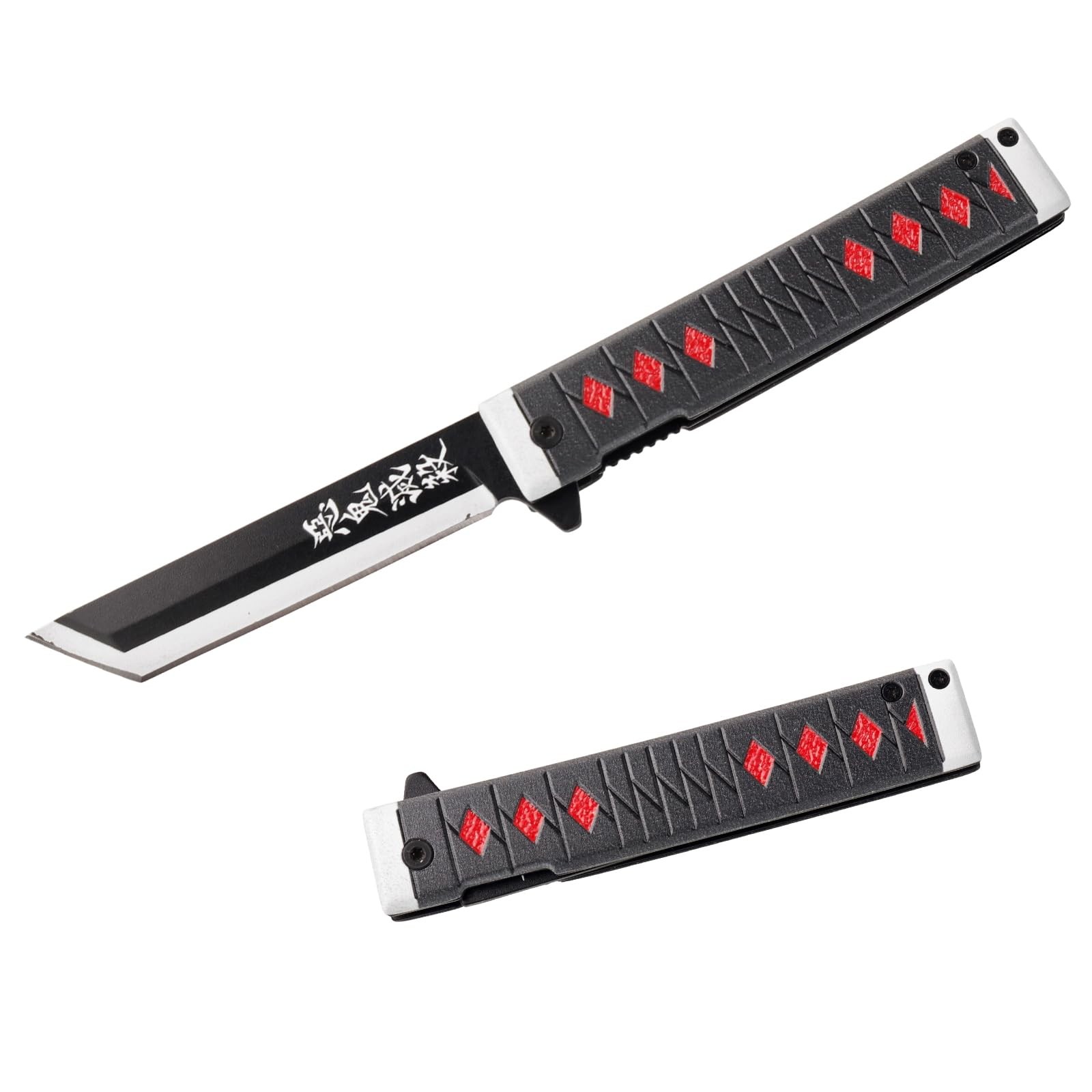 Munetoshi 9" Demon Killer Anime Folding Pocket Knife Nine Styles Tanjiro