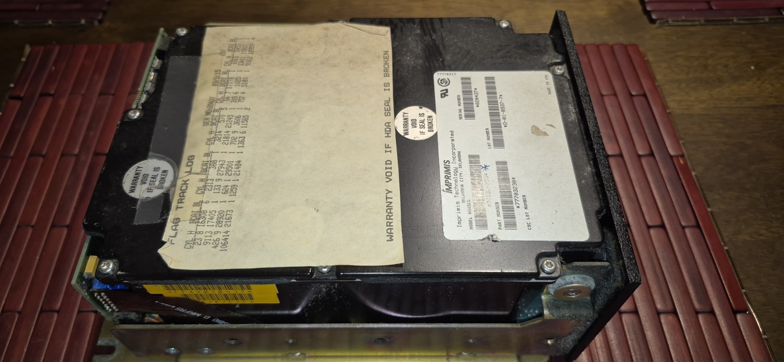 SGI IRIS 4D/240Gtx Silicon Graphics Hard Drive Imprimis #94196-766,UNTESTED