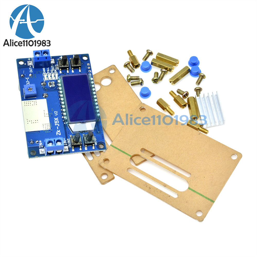 DC-DC 5A Constant Voltage Current LCD Adjustable Buck Step Down Module with Case