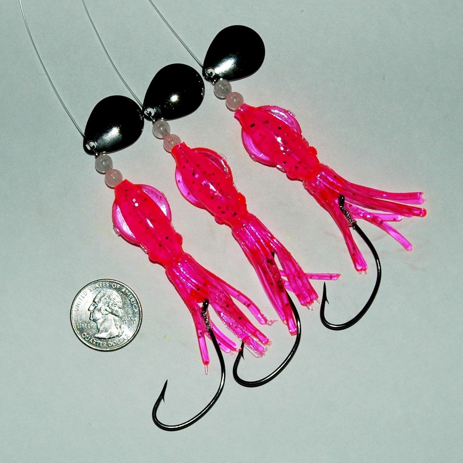 BEST FLUKE FLOUNDER B2 SQUID FISHING RIGS LURES GAMAKATSU SEA BASS COD SALMON