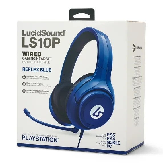 Wired Gaming Headset LucidSound LS10P for Playstation (Reflex Blue)