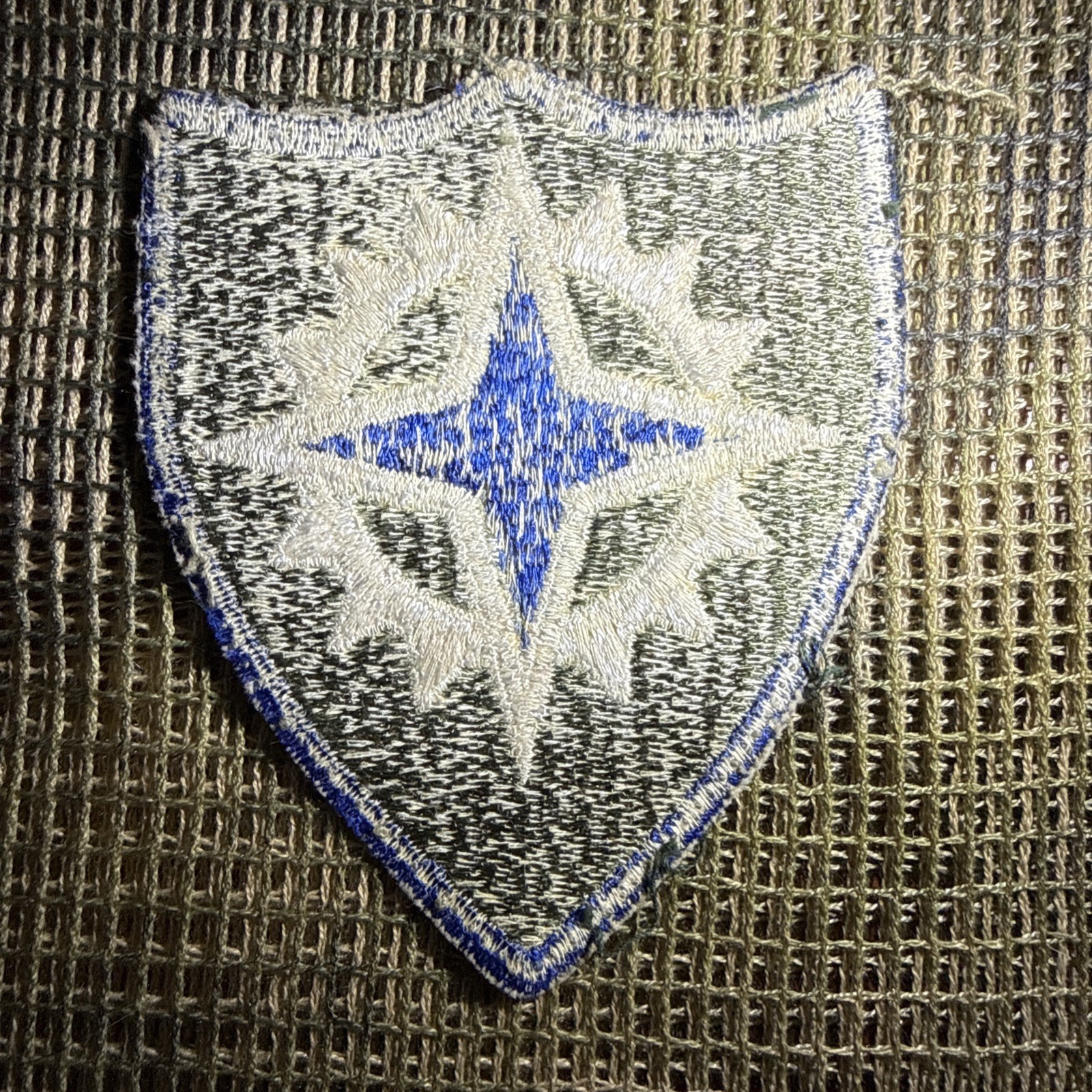 WWII U.S. XVI Corps Patch -Cut Edge