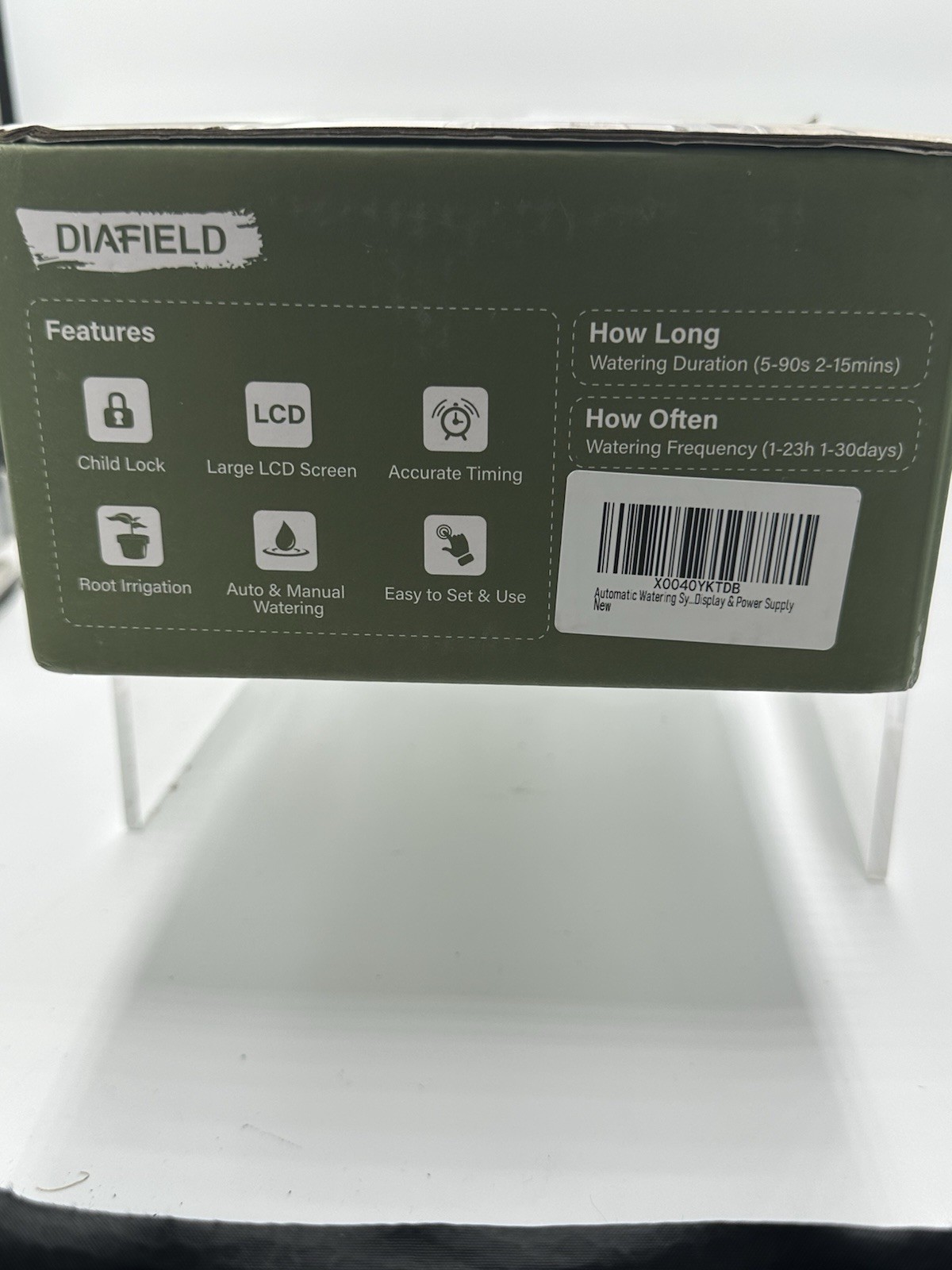 DIAFIELD Automatic Watering System Drip Irrigation Kit For Plants - New Open Box