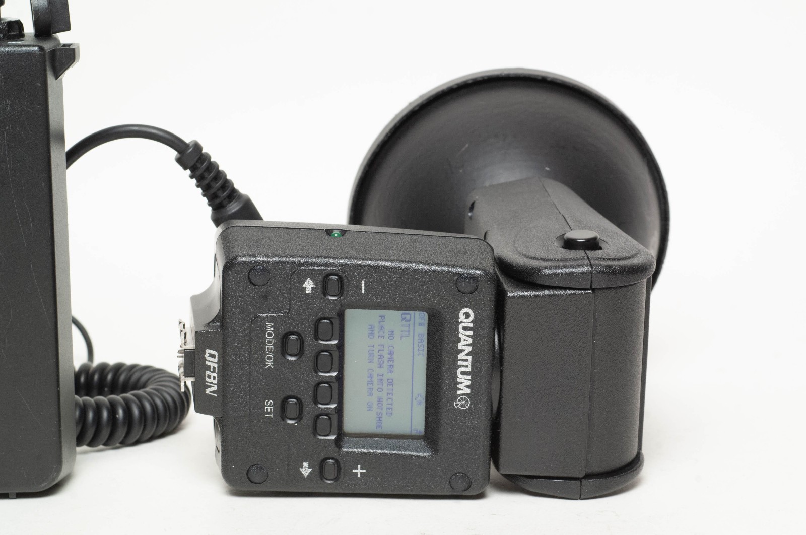 Tested Minty Quantum Qflash QF8N Trio Basic TTL Flash Turbo 3 battery for Nikon