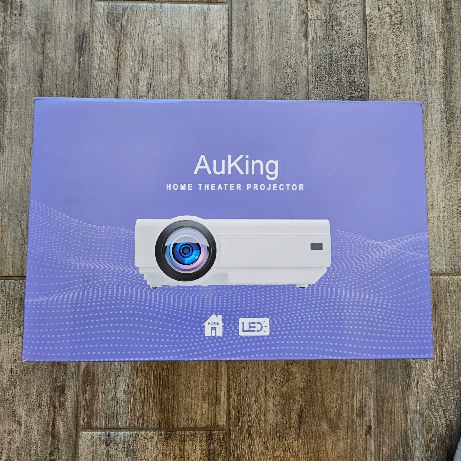 AuKing K8 Full HD Home Theater LED 1080p Projector Movie Gaming Cinema NEW