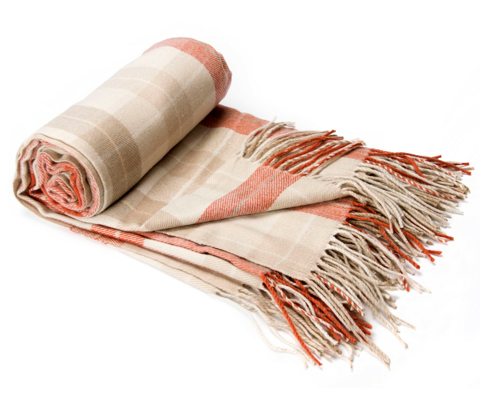 Chloe's Geometric Check Pattern Tassel Throw Blanket - 50" x 60"