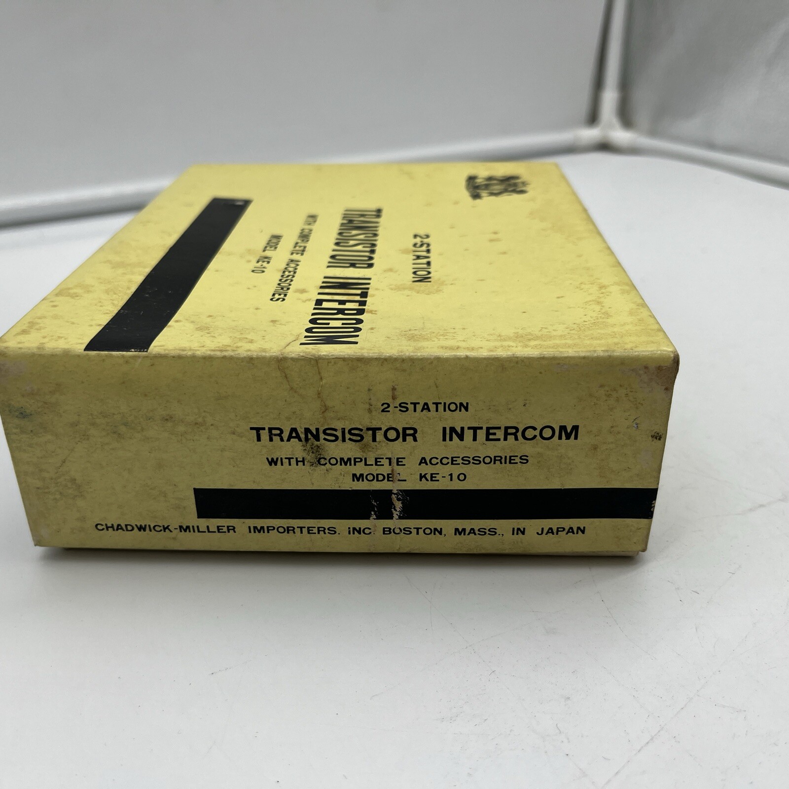 Vintage Chadwick 2-Station Transistor Intercom Model KE-10 NOS