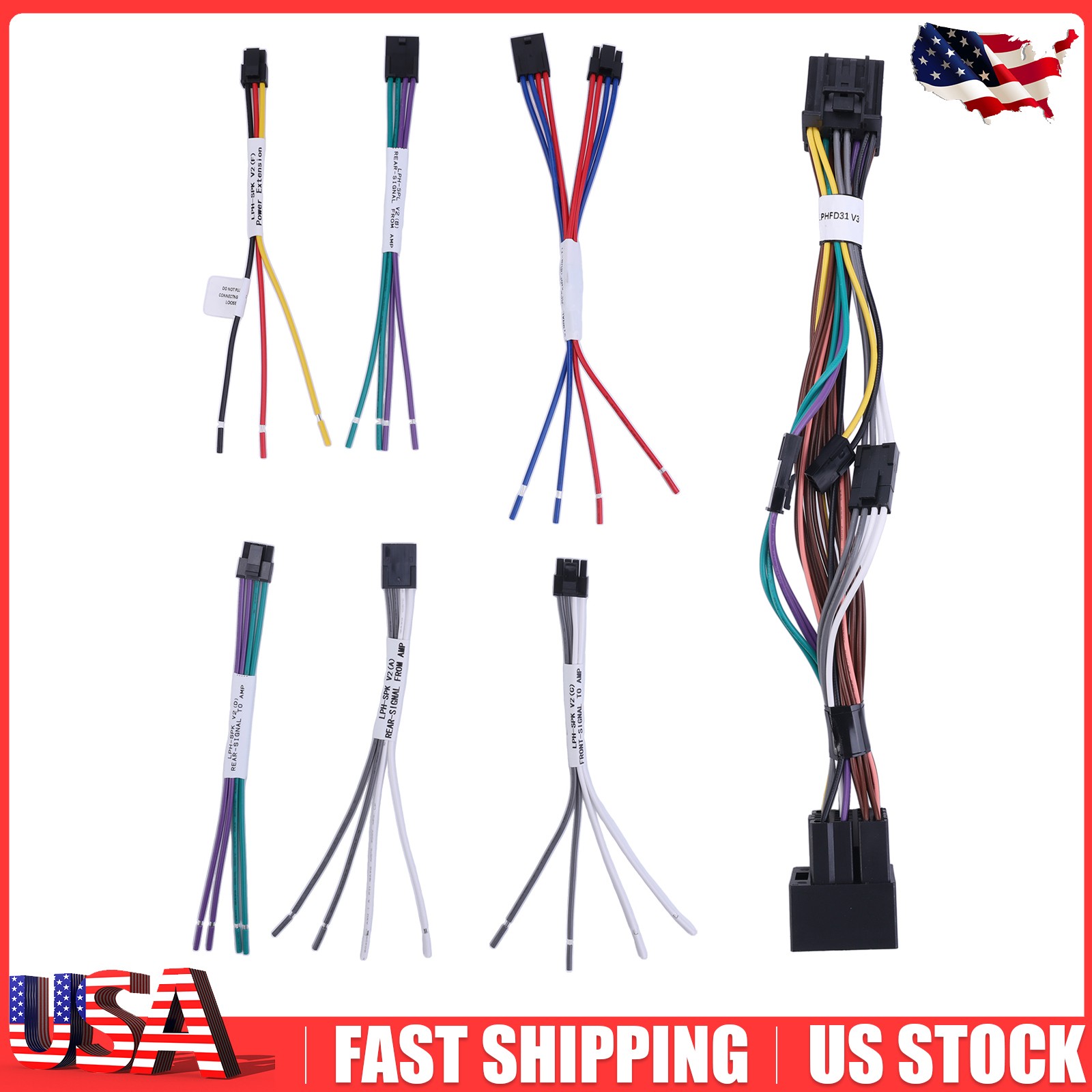 T-Harness For Adding Amp, Loc, Or DSP For Ford 2018-Up LPHFD31 NEW US