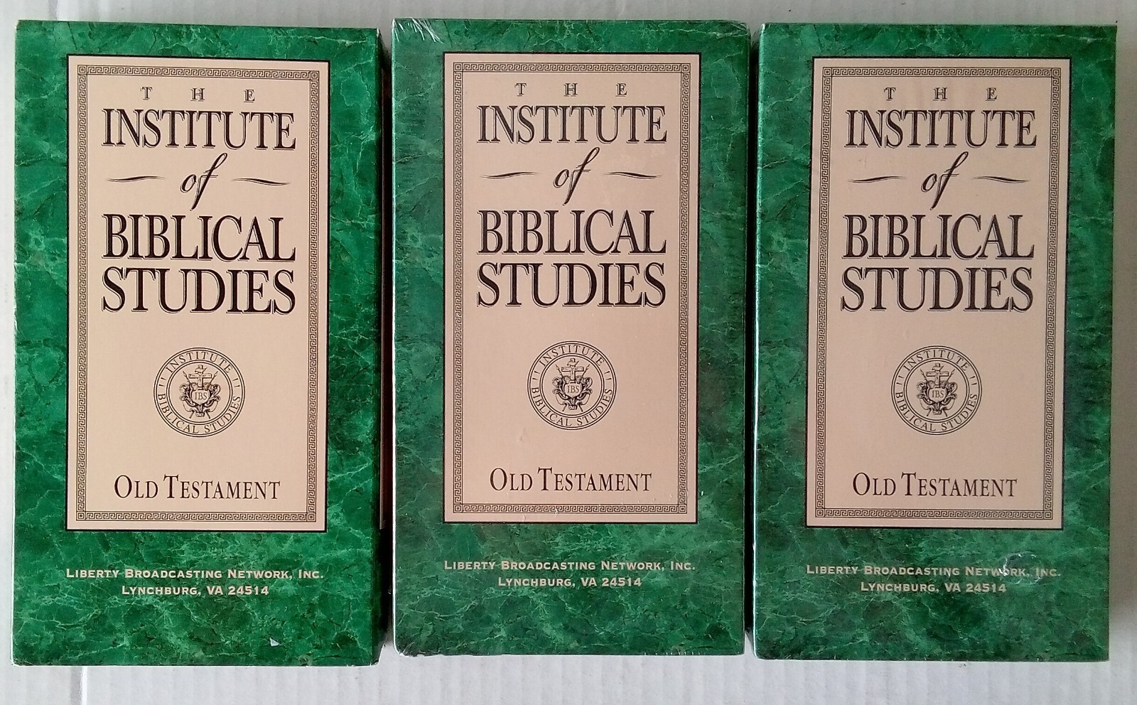 Institute Of Biblical Studies VHS Old Testament Volumes 1, 2, 3--- #2,3 Sealed