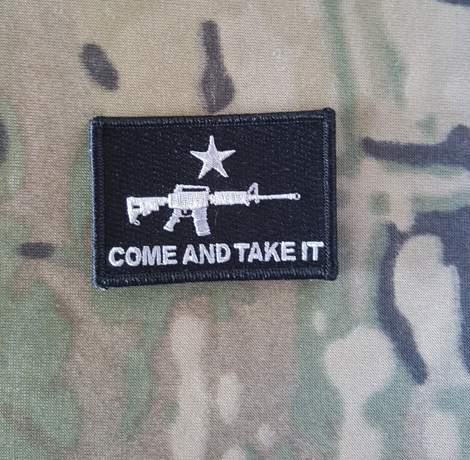 Morale Patch Special Ops Gear - COME and TAKE IT- Nylon - SWAT - NEW