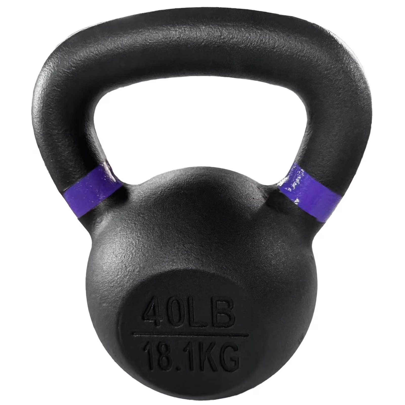 BalanceFrom Cast Iron Kettlebell, Single, 40 lbs