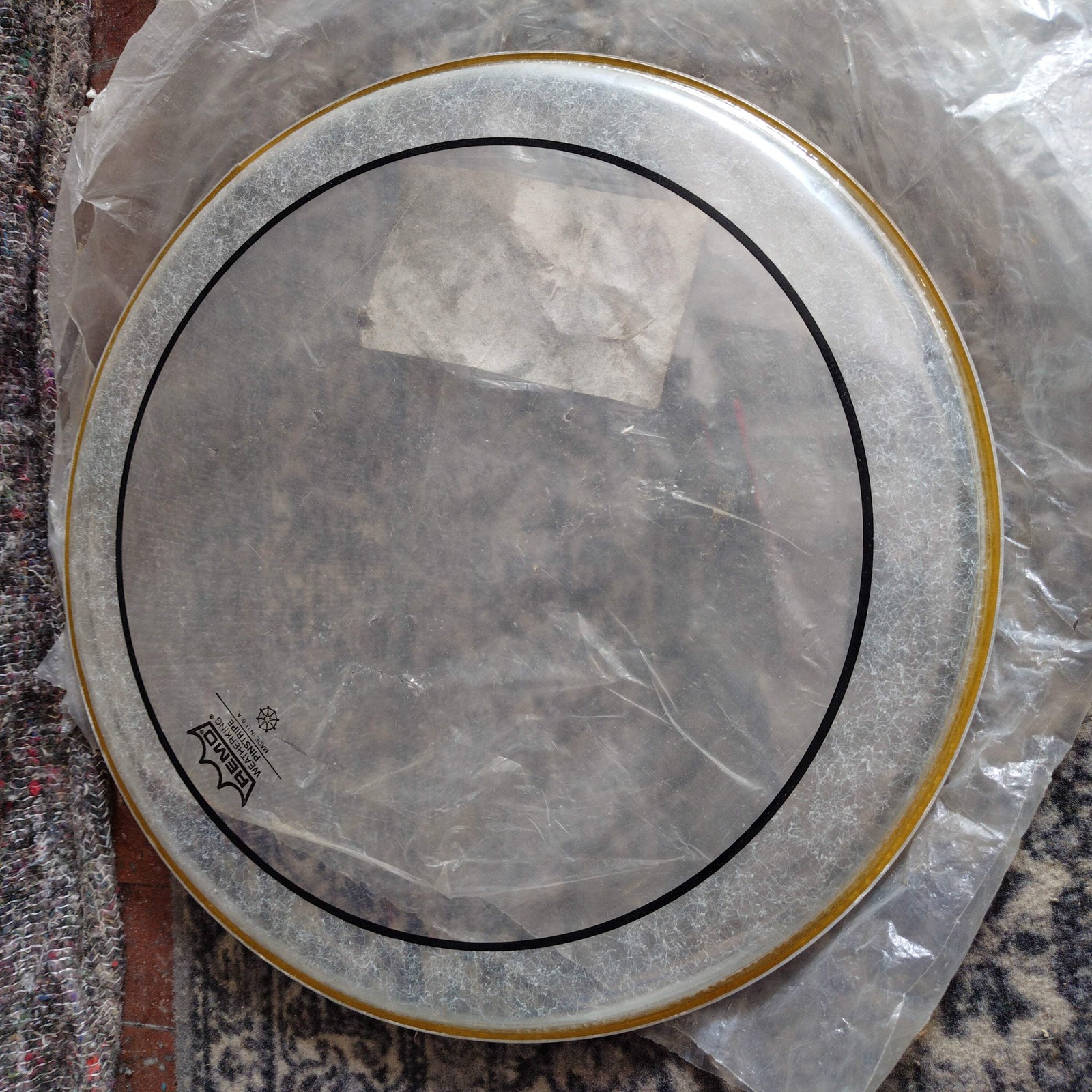 NOS Remo Clear Pinstripe 14" Drum Head