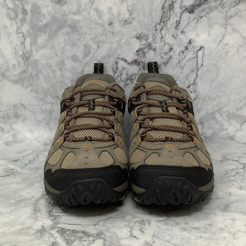Merrell Mens 14 M Pecan Accentor 3 Waterproof Hiking Sneakers Leather P2-76