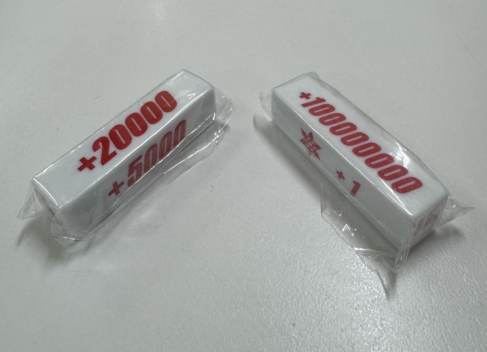 CARDFIGHT VANGUARD DZ-BT09 WHITE OVER TRIGGER ATTACK POWER COUNTERS (2 PCS SET)