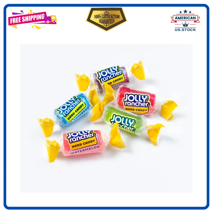 Jolly Rancher Assorted Fruit Flavored Hard Candy Bulk Bag 5 lb