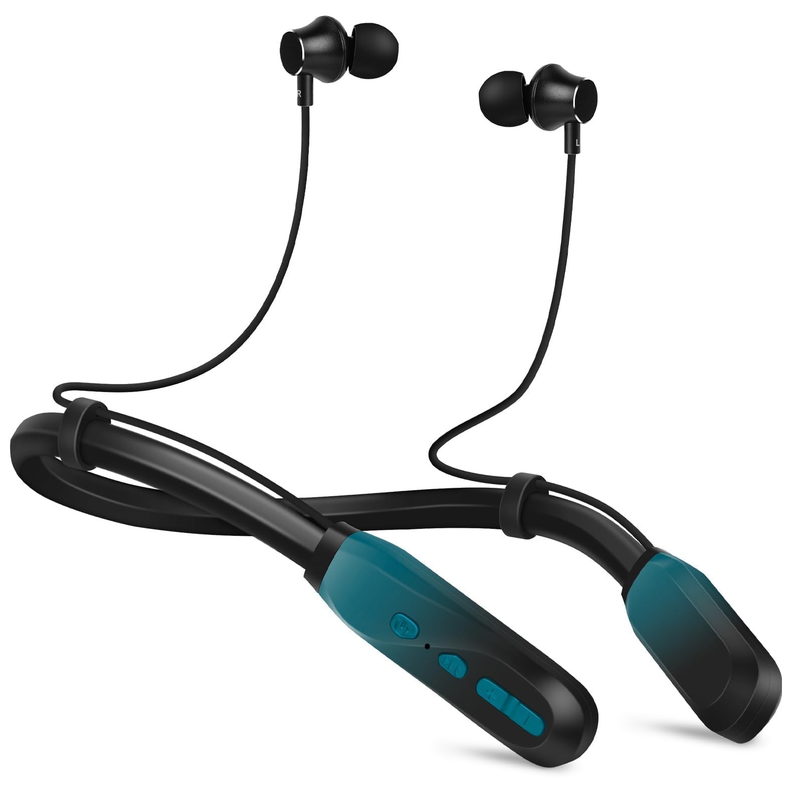 Bluetooth Neckband Headphones 200H Playtime Wireless Earbuds Waterproof Mic