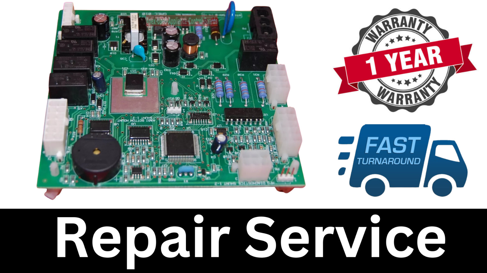 Repair & Return Service Kitchen Aid- Whirlpool W10219463 Main Control Board
