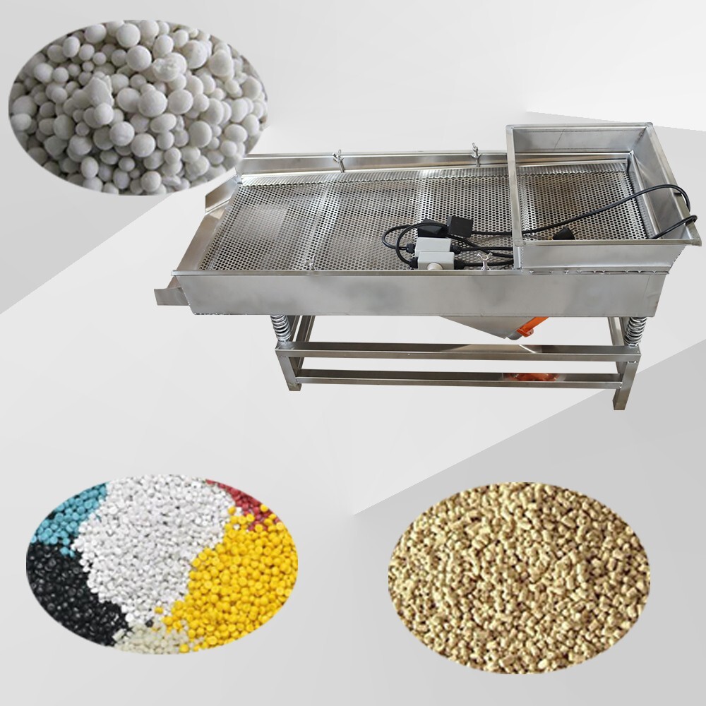 Single Layer 4mm Stainless Steel Linear Vibrating Screen 110V Screen Shaker