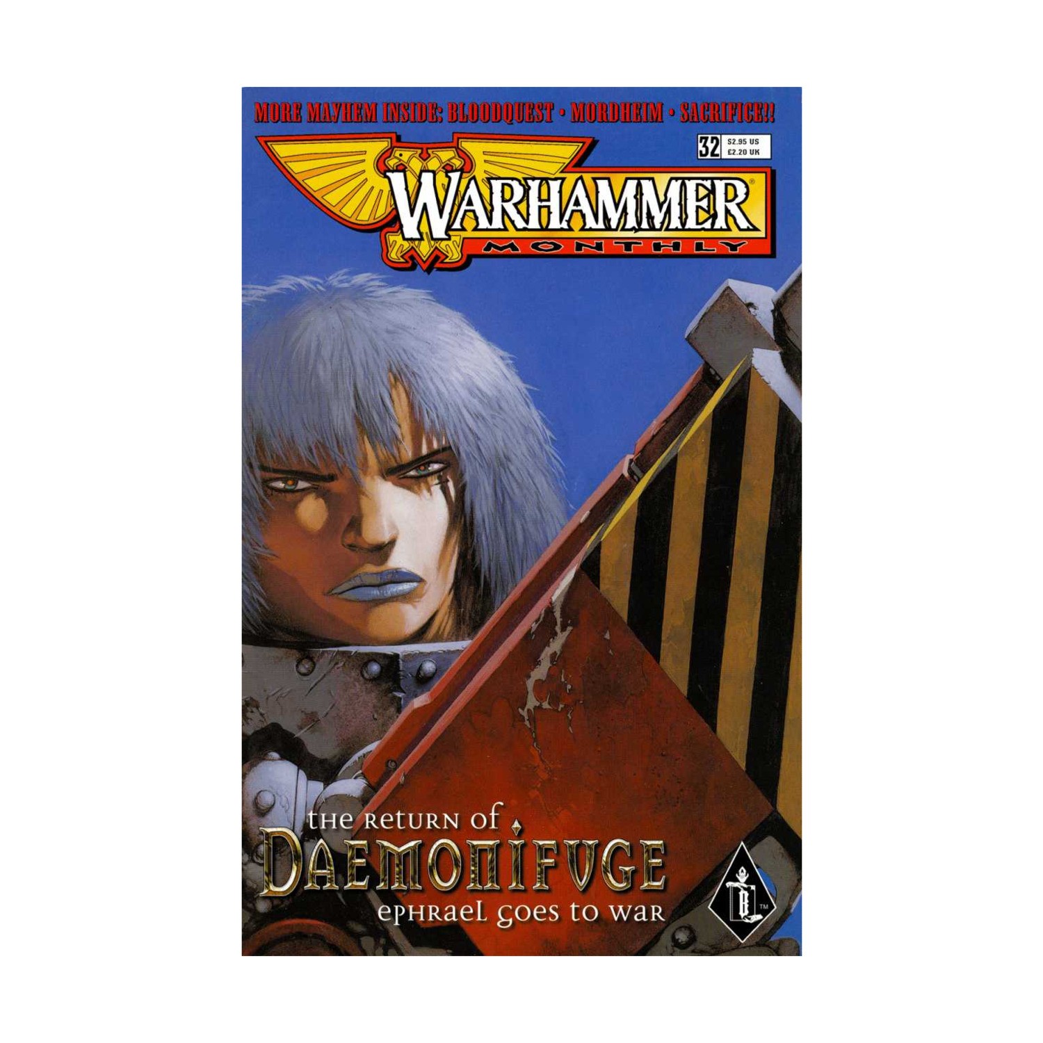 GW Warhammer Monthly #32 "The Return of Daemonifuge - Ephrael Goes to War" VG+